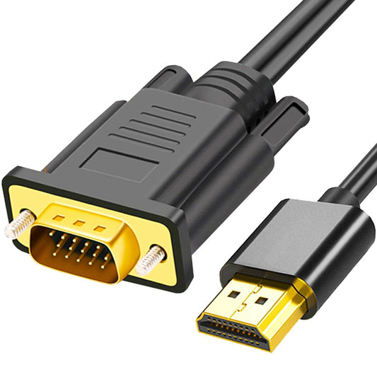 1080P HDMI to VGA Cable Adapter for Laptop & Projector