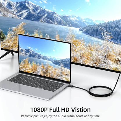 1080P HDMI to VGA Cable Adapter for Laptop & Projector