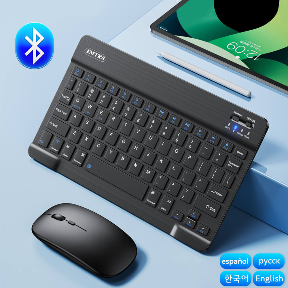 Bluetooth Keyboard and Mouse for Tablets and Smartphones