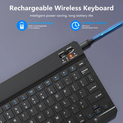 Bluetooth Keyboard and Mouse for Tablets and Smartphones